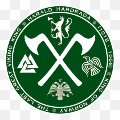 Harald Hardrada Green U0026 White Seal Shirt - Language Png,Valknut Png
