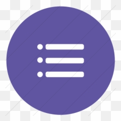 Iconsetc Flat Circle White - Horizontal Png,Bullet Icon
