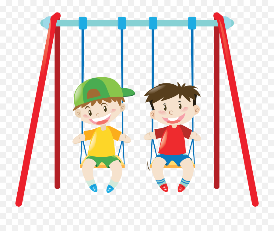 Swing Set Png - Clipart Park Swing Set Kid On Swing Swing Clipart Png,Swingset Icon