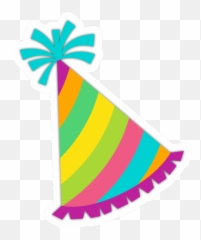 Party Hats Png Download Free Clip Art - Birthday Clipart