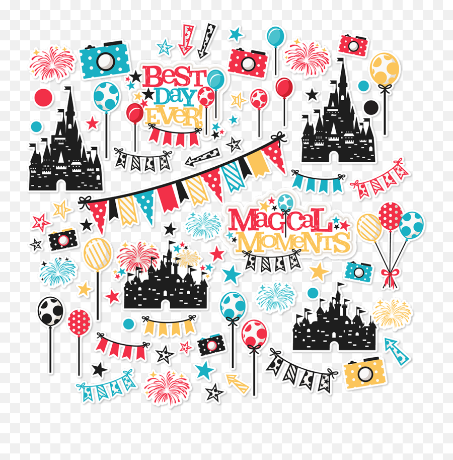 Magical Moments - For Disney Die Cuts Dot Png,Walt Disney World Cinderella Castle Sticker Icon