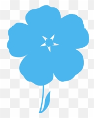 Geranium Flower Silhouette - Portable Network Graphics png