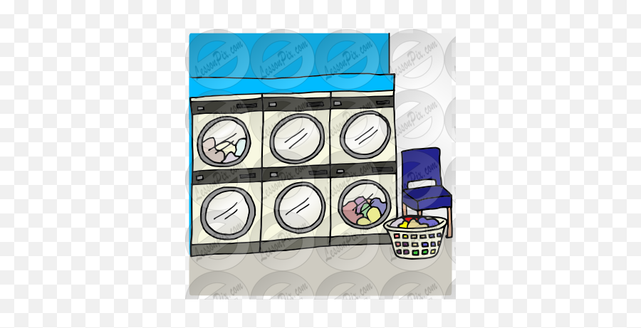 Laundromat Picture For Classroom - Laundromat Clipart Png,Laundromat Icon