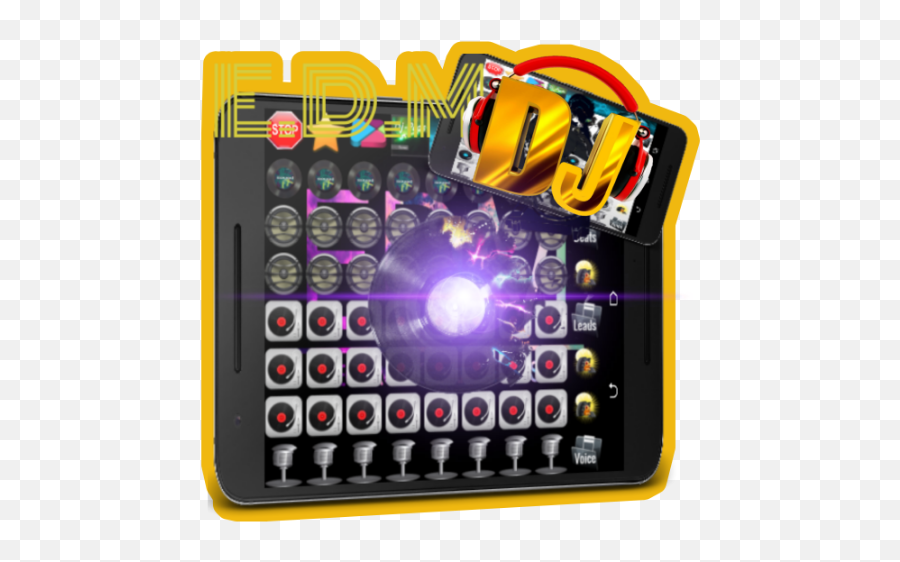 Electro m. Loopers DJ. Loop icon.