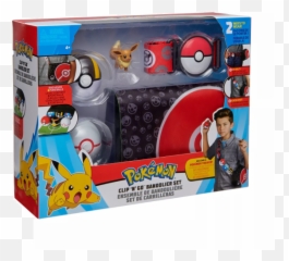 Pokemon Clip N Go Pikachu Bandolier Set Red Pkw0107 - png