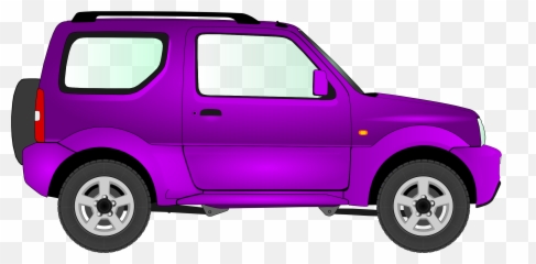 Car Clipart Purple - Green Transparent Background png