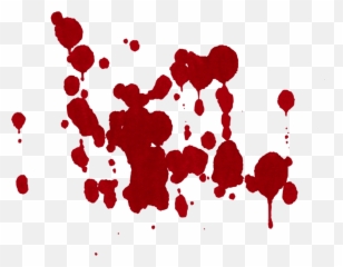 8 Blood Splatter Drip Transparent - Illustration png