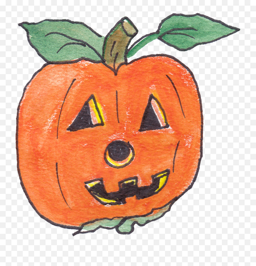 Pumpkin Cartoon Drawing Free Download Transparent PNG
