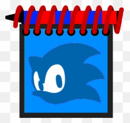 Sonicu0027s Handy Dandy Notebook Birthday - png