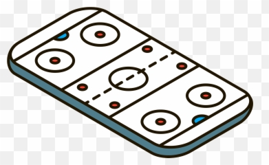 Ice Hockey Rink Clipart Free Download Transparent Png - Hockey Rink Clipart Black And White