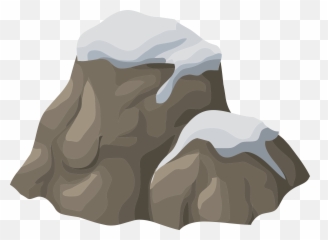 Rock Clip Art - Snow Clipart png