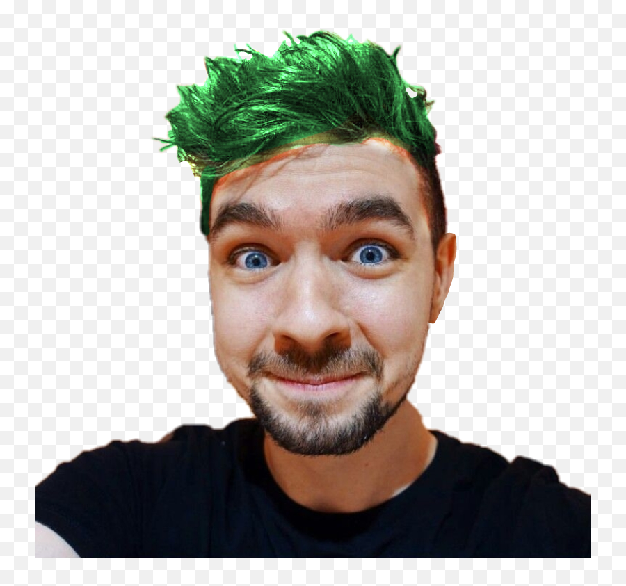 Jacksepticeye With Green Hair As Always - Jacksepticeye Coffee Bean Png,Jacksepticeye Png
