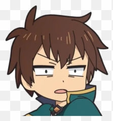 Whatsapp Stickers - Isekai Quartet Kazuma Chibi png