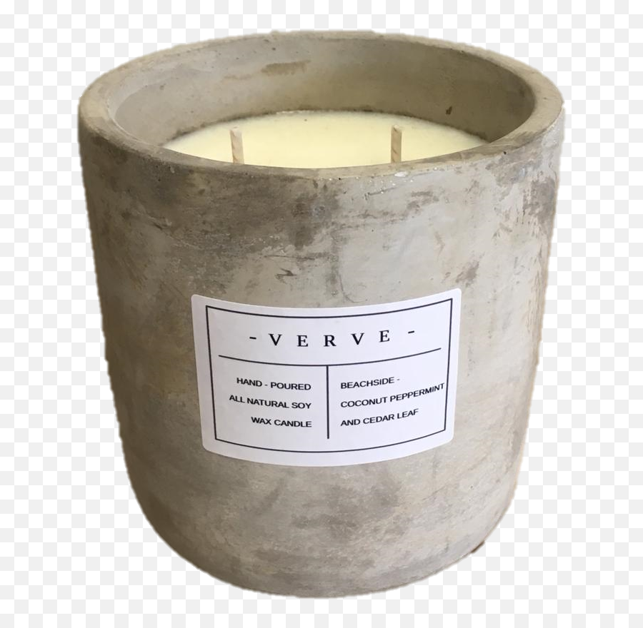 Verve Concrete Candle Assorted - Candle Png,Transparent Candle