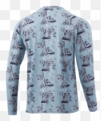 Huk Icon X Current Camo Long Sleeve - Hannibal Bank Full png