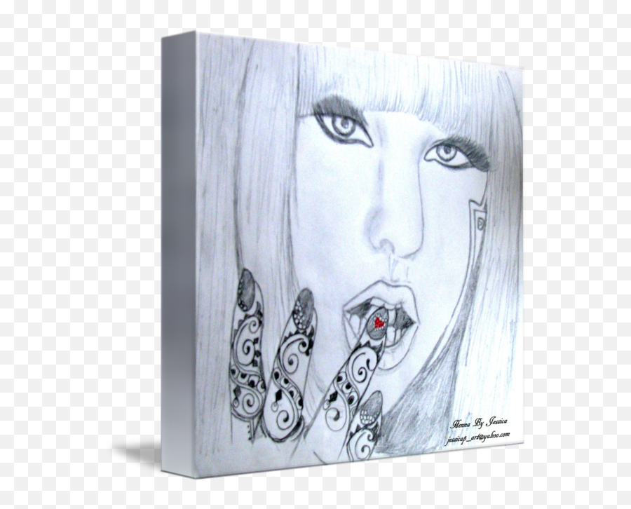 Lady Gaga Henna By Jessica Petty - Sketch Png,Lady Gaga Transparent