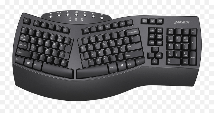 Periboard - 612 B Wireless Ergonomic Keyboard 75 Plus Bluetooth Connection Png,Updown Left Right Keyboard Icon