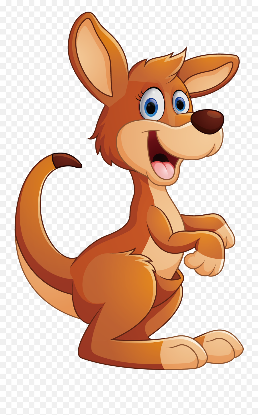 Drawing Kangaroo Animated Transparent U0026 Png Clipart Free - Cartoon Kangaroo Png,Kangaroo Transparent Background