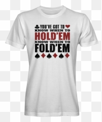 Poker Game Slogan T - Shirt eBay png