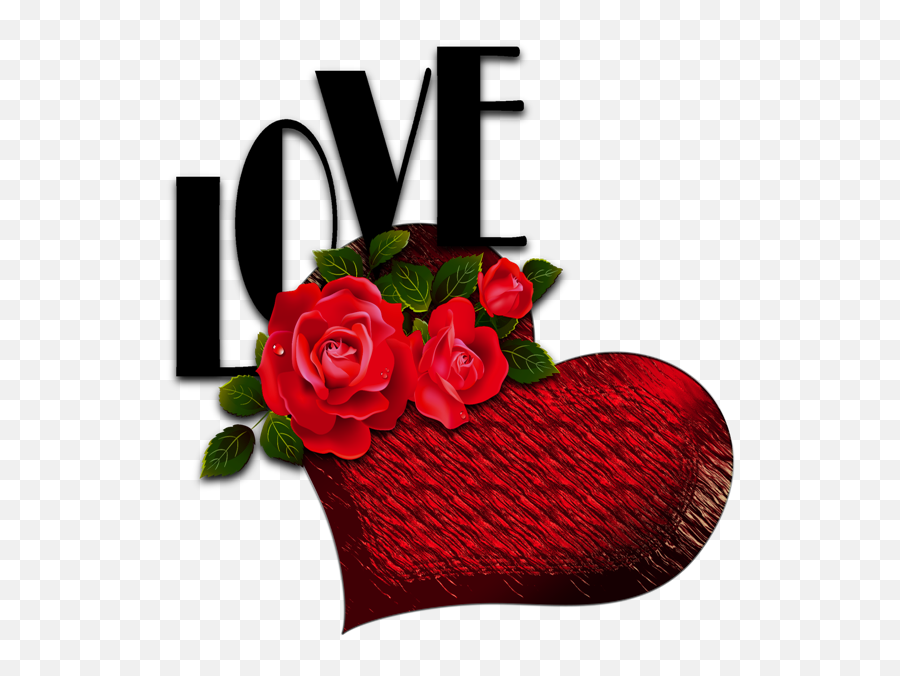 Download Free Png Heart Rose Image Background - Dlpngcom Heart Love Red Rose,Rose Heart Png