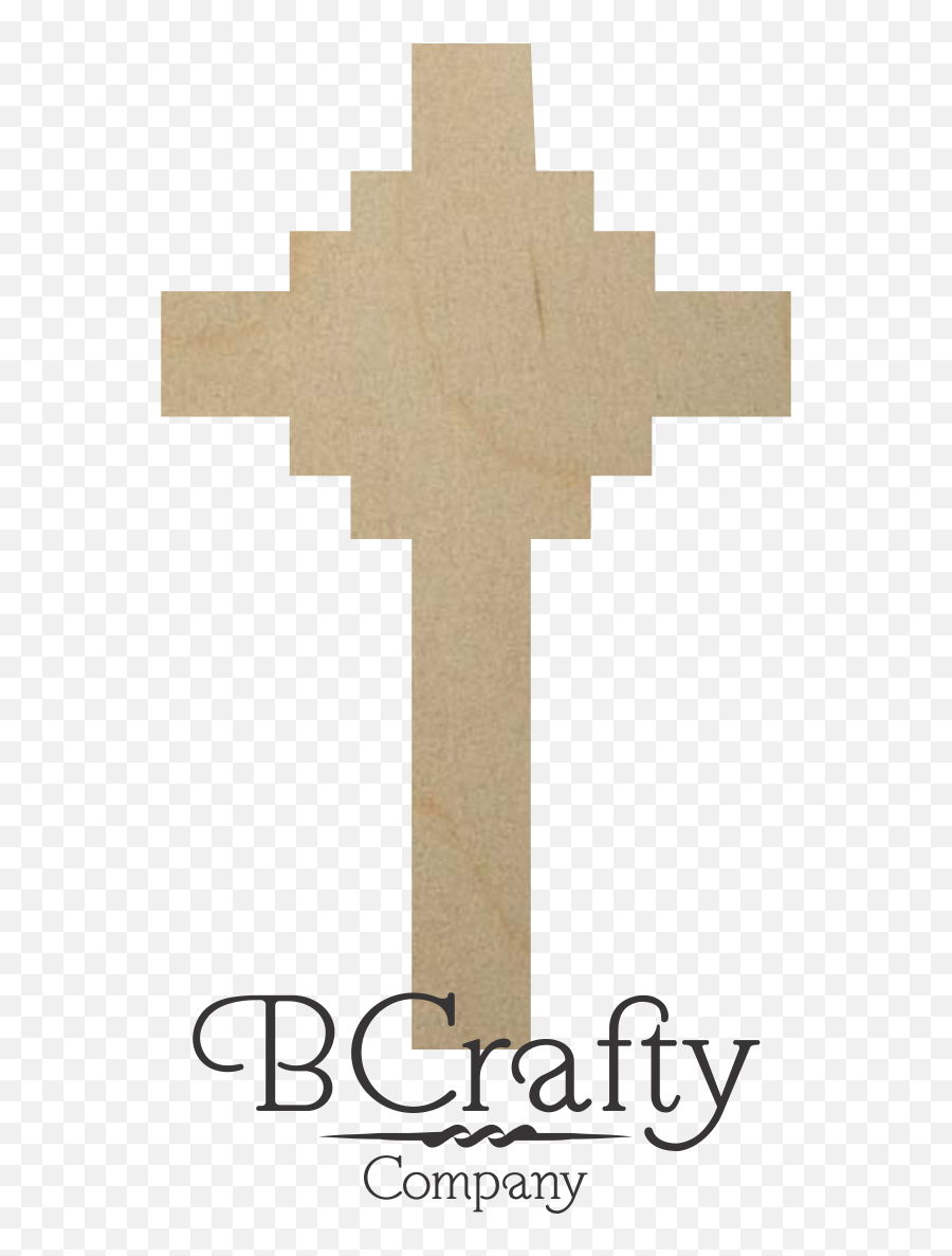 Unfinished Wooden Cross Cutouts - Style 2 Cross Png,Wooden Cross Png