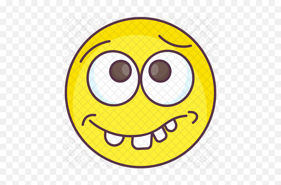 Goofy Emoji Icon - Smiley Png,Goofy Png
