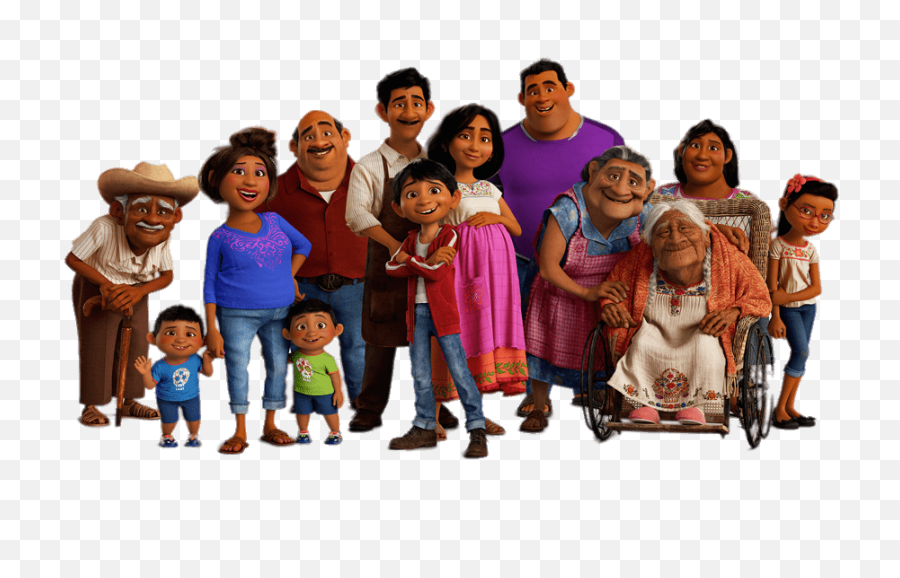 Coco Transparent Png Images - Familia De La Pelicula Coco,Family Transparent Background