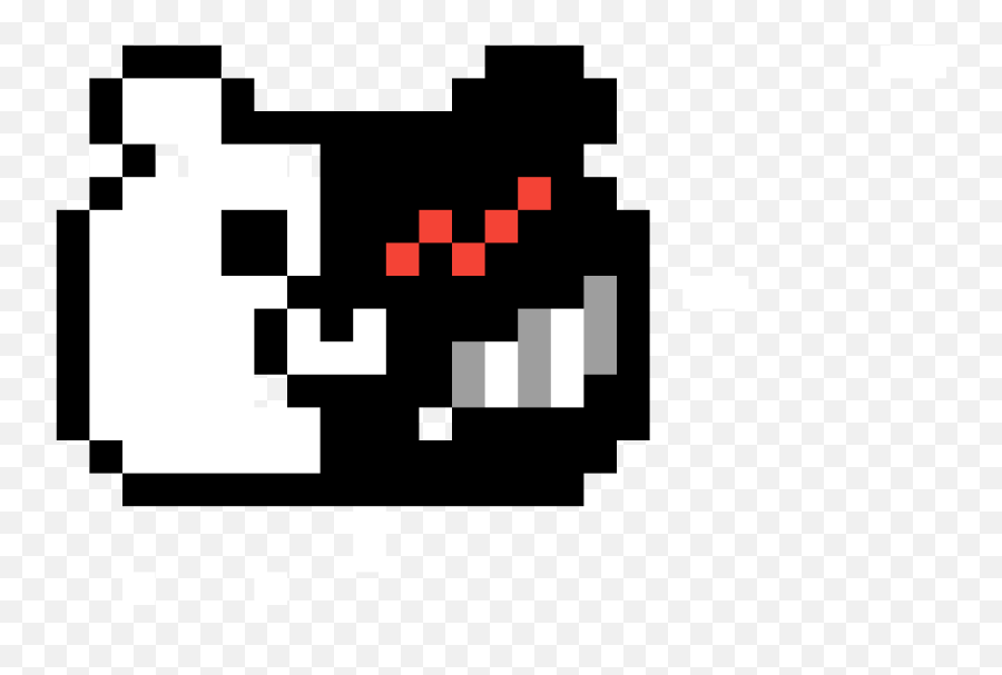 Pixilart - Monokuma Head Danganronpa By Princesssuri Monokuma Pixel Sprite Png,Monokuma Png