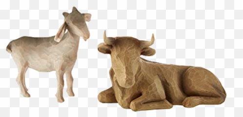 Download Hd Willow Tree Nativity Ox And - Willow Tree Png,Willow Tree Png