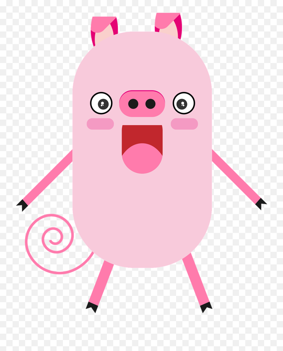 Pig Cartoon Character Figure - Free Vector Graphic On Pixabay Cartoon Png,Cartoon Pig Png