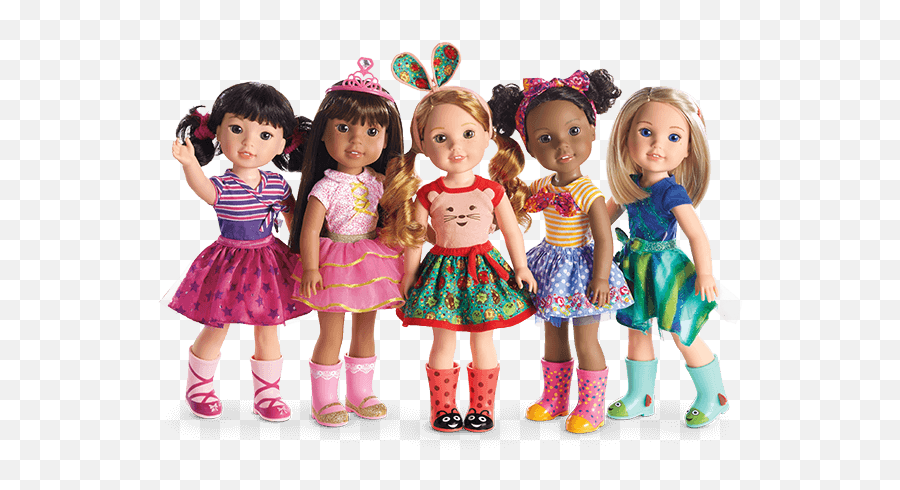 Download American Girl Introduces New Dolls That Celebrate - Wellie Wishers Png,Doll Transparent Background