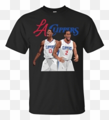 Kawhi Leonard Paul George La Clippers T Shirt White Grey - Kobe Bryant 8 And 24 Shirt Png,Kawhi Leonard Png