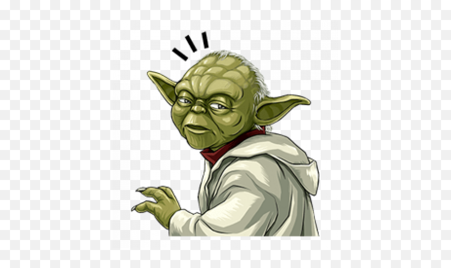Emoji Yoda Png Image - Transparent Sticker Telegram Png,Yoda Transparent