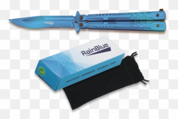 Download Pocket Knife Rainblue Butterfly 10 Cm - Butterfly Butterfly Messer Rainblue Png,Pocket Knife Png