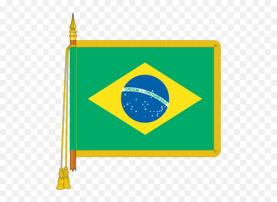 Ceremonial Brazil Flag - Sweden Brazil Flag Png,Brazil Flag Png