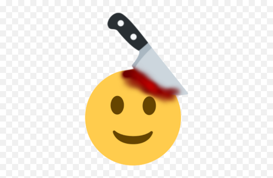 Smile Emoji With Knife Png