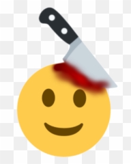 Smile Emoji With Knife Png