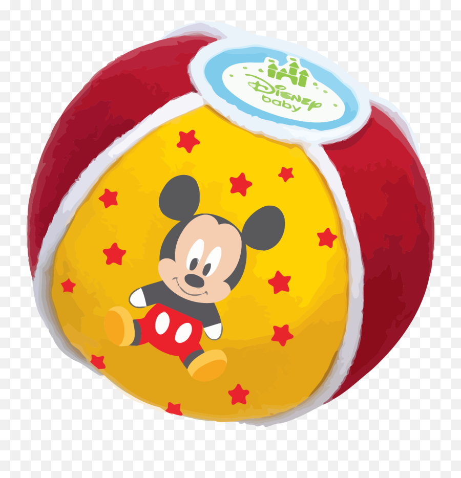 Disney Baby Mickey Plastic Ball Clipart Png U2013 Clipartlycom - Baby Ball Png,Soccer Ball Clipart Png
