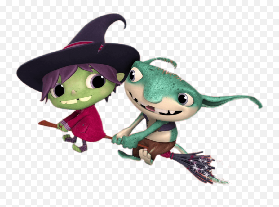 Hattie The Witch And Bobgoblin Transparent Png - Stickpng Wallykazam Hattie The Witch,Witch Transparent Background