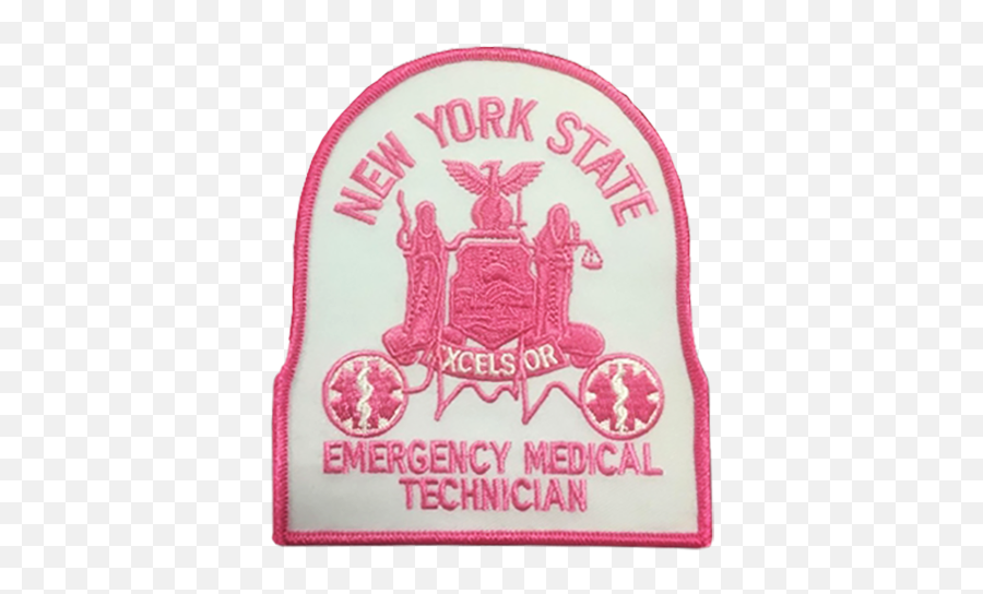 New York State Emt Patch - Pink Pink Emt Patch Png,New York State Png