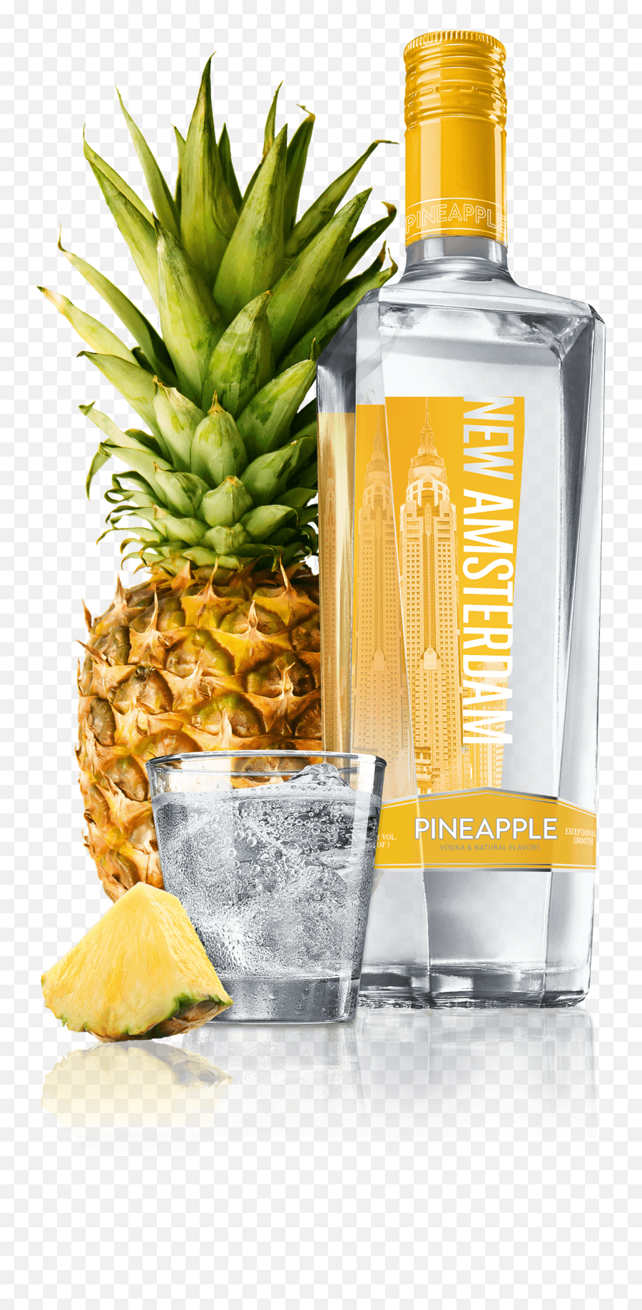 Pineapple Vodka New Amsterdam - Pineapple Amsterdam Vodka Png,Pineapples Png