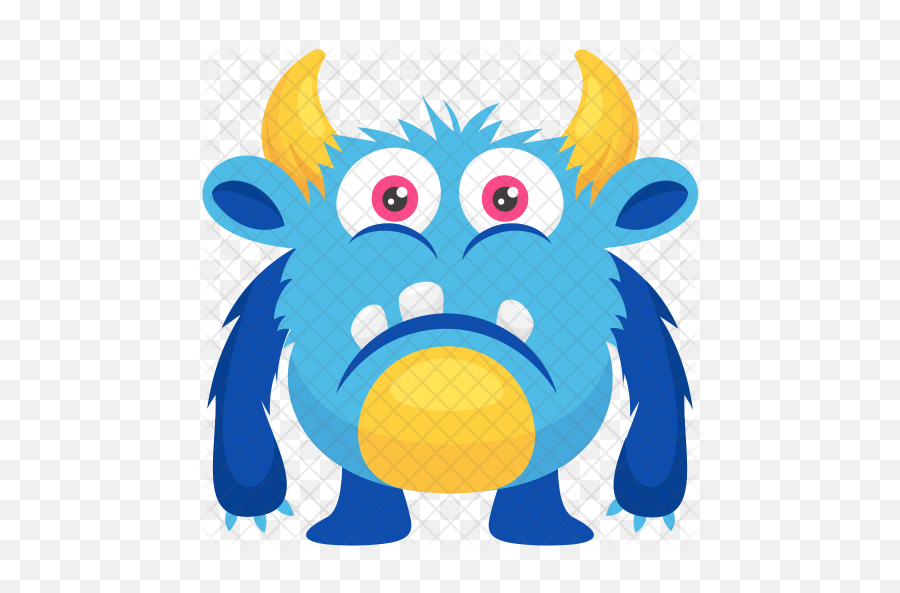 Sad Monster Icon - Cute Sad Monster Png,Monster Png