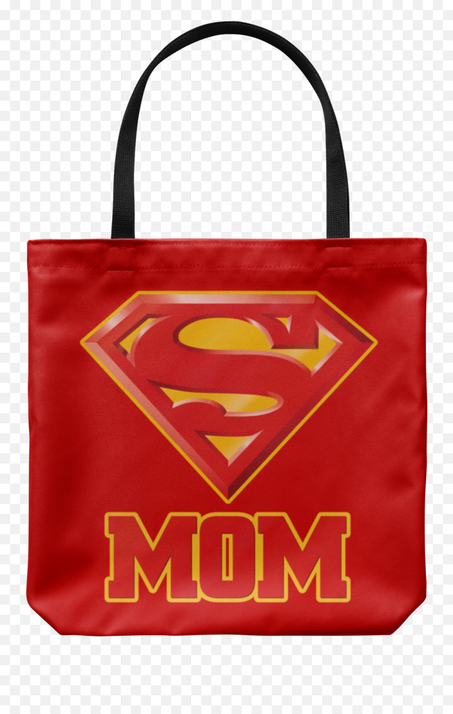 Super Mom Logo Tote Bag Superhero Inspired Everyday Gym - Super Dad T Shirt Design Png,New Super Man Logo