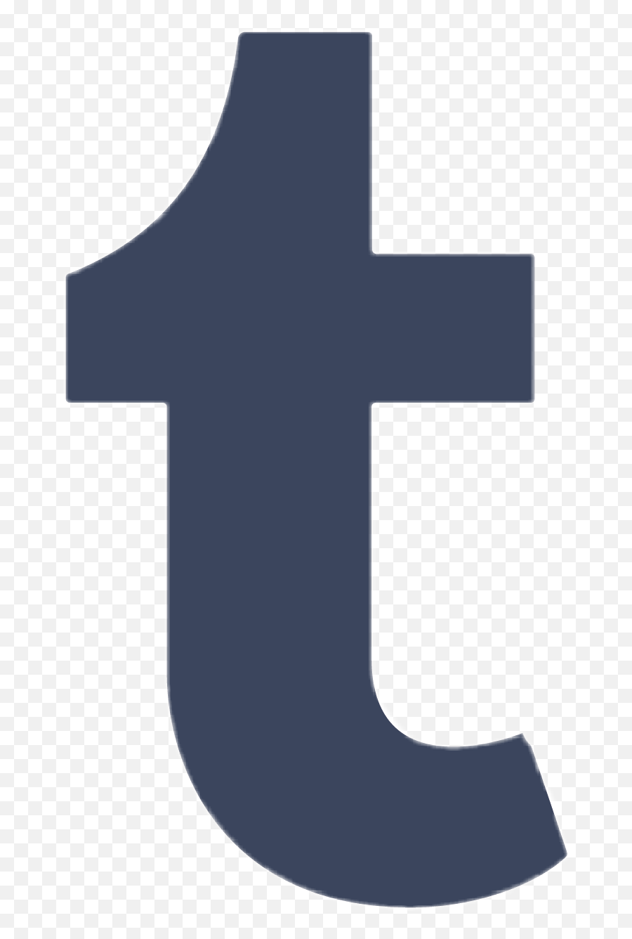T Letter Socialmedia Sticker By Free Logos - Vector Tumblr Logo Png,Cool Anime Logos