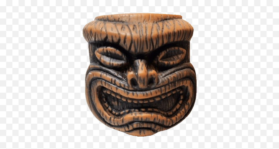 Rounded Tiki Head Transparent Png - Stool,Tiki Png