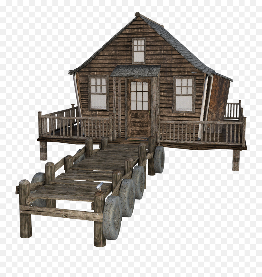 Download Swamp Old House Hd Png - Spooky Cabin Png,Swamp Png