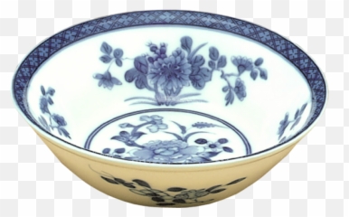 Blue Canton Cereal Bowl - Bowl Png,Bowl Of Cereal Png