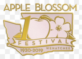 Download Hd Abf 100 Year Logo Fin Png - Apple Blossom Parade Drawings,Washington State Png