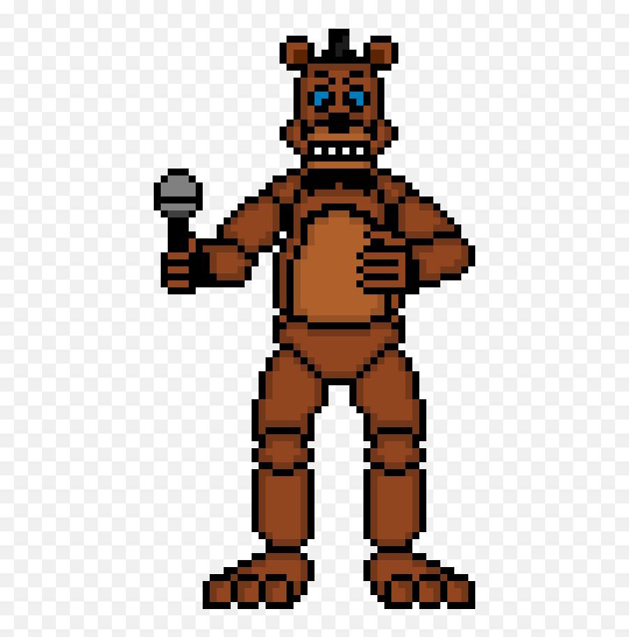 Pixel Freddy Fazbear - Character Png,Freddy Fazbear Png