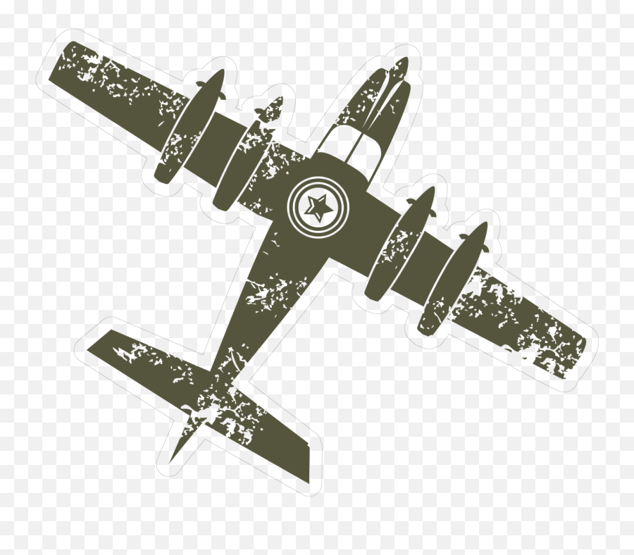 Military Plane Print Cut File - North American Mitchell Png,Biplane Png